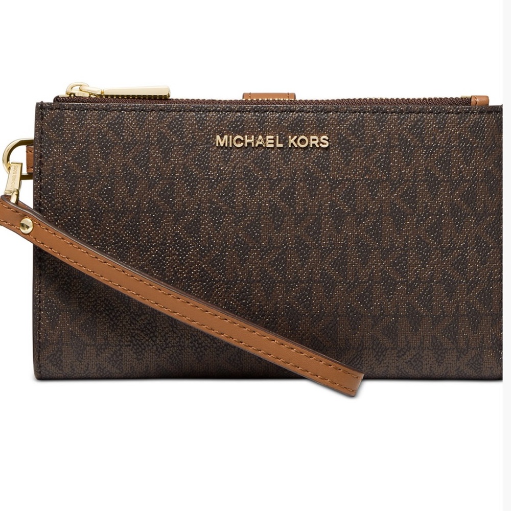 Michael Kors
Logo Jet Set Double-Zip Wristlet